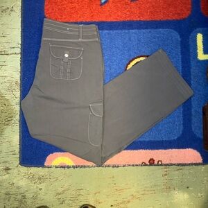 Kuhl Freeflex Roll Up Pants Women’s Gray 6326 Sz 16 Reg Outdoor Hiking Gorpcore